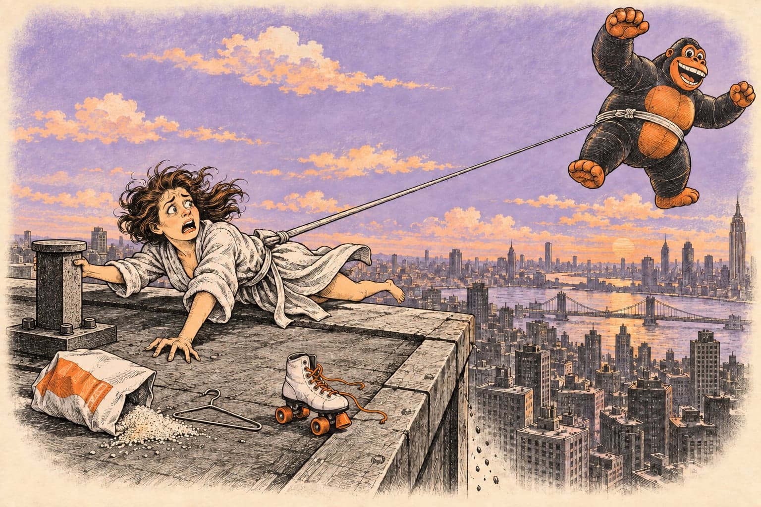 Rooftop rumble — the predicament before your plan
